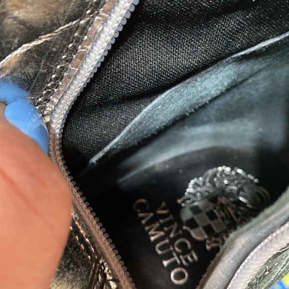 Vince Camuto Nedema Western Knee High Boot in Metallic Silver - Picture 14 of 17